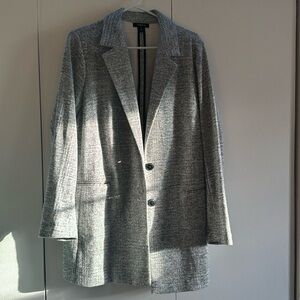 Torrid Grey Button Down Blazer Size 2